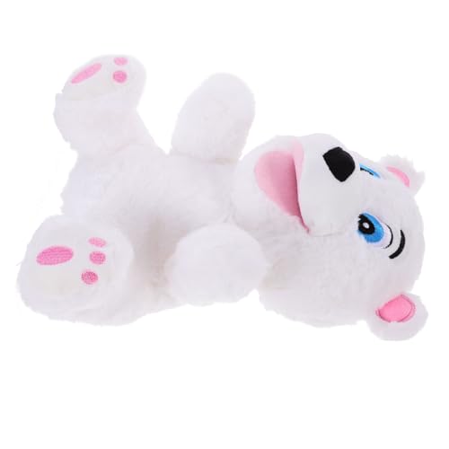 WHAMVOX Handpuppe Plüschtier interaktive Puppen Puppen laufstall Hand Puppet zabawki stymulujące rozwój Toy Bär Handpuppe Puppen für Kleinkinder PP Baumwolle Weiß von WHAMVOX