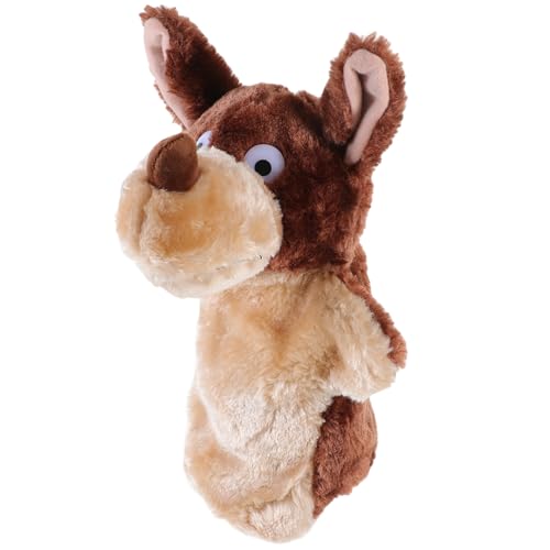 WHAMVOX Handpuppentheater Bühne Handschuhe (Big Bad Wolf) Tiere Tiere Handpuppe Interaktives Dekoratives Handpuppenspielzeug Wolfspuppen Cartoon-Puppen Baumwolle von WHAMVOX