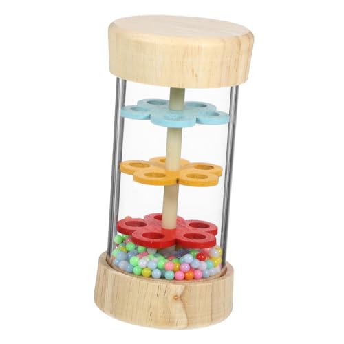 WHAMVOX Holz Regenstab Musikinstrument Lernspielzeug für Kleinkinder Kognitives Musikalisches Regenklangspiel zur Sensorischen Entwicklung und Musikalischen Früherziehung von WHAMVOX
