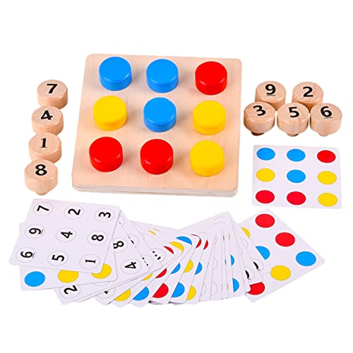 WHAMVOX Holz Schraube Handtraining Kognitionsspielzeug Für Fördert Hand Augen Koordination Und Farben Erkennen Early Education Für Vorschulkinder WHAMVOX Holz Schraube Handtraining Kognitionsspielzeug Für Fördert Hand Augen Koordination Und Farben Erkennen Early Education Für Vorschulkinder von WHAMVOX