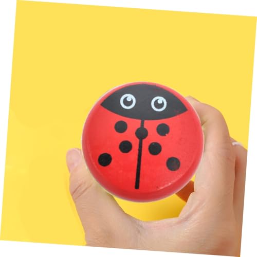 WHAMVOX Holz Yo yo für Robuster Sicherer Fingerspitzen Ball Fördert Hand Auge koordination und Reaktionsfähigkeit Leicht Tragbar Lernspielzeug für Mädchen und Jungen von WHAMVOX