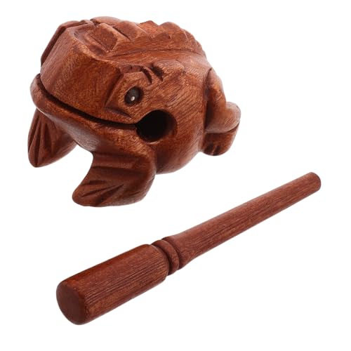 WHAMVOX Holzfrosch Guiro Raspel Handgefertigt Holzfrosch Schlaginstrumente Tierform Lustige Instrumente Thailand Dekoration Für Zuhause Und Büro WHAMVOX Holzfrosch Guiro Raspel Handgefertigt Holzfrosch Schlaginstrumente Tierform Lustige Instrumente Thailand Dekoration Für Zuhause Und Büro von WHAMVOX