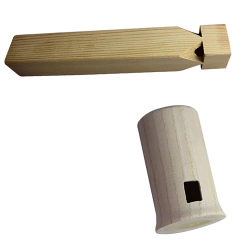 WHAMVOX Holzpfeife Musikinstrument aus Holz Pädagogisch Lungentrainierend Bunt Ab Jahren für Jungen Mädchen Musikalisches Blasinstrument von WHAMVOX