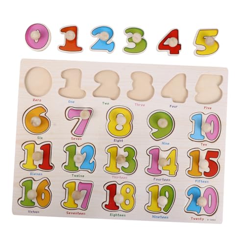 WHAMVOX Holzpuzzle Zahlen aus Holz für Kreatives Lernspielzeug Denkfähigkeit Beobachtung und Ausdauer Pädagogisches Spiel für Jungen und Mädchen Altersgerechtes Puzzle WHAMVOX Holzpuzzle Zahlen aus Holz für Kreatives Lernspielzeug Denkfähigkeit Beobachtung und Ausdauer Pädagogisches Spiel für Jungen und Mädchen Altersgerechtes Puzzle von WHAMVOX