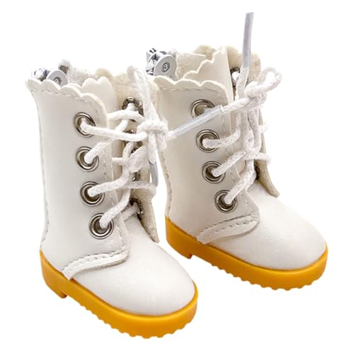 WHAMVOX Hübsche Hohe Stiefel Für Große Gelenkpuppen Stylische Puppenschuhe Für Kreatives Und Sammeln Zubehör Für Babypuppen Weiße Stiefel WHAMVOX Hübsche Hohe Stiefel Für Große Gelenkpuppen Stylische Puppenschuhe Für Kreatives Und Sammeln Zubehör Für Babypuppen Weiße Stiefel von WHAMVOX