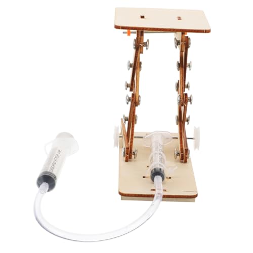 WHAMVOX Hydraulischer Holzheber Bausatz DIY Wissenschaftsspielzeug für Jungen Mädchen Ab Jahren Pädagogisches Experimentierset mit Luftdruck Hebeplattform Kreatives Lernspielzeug WHAMVOX Hydraulischer Holzheber Bausatz DIY Wissenschaftsspielzeug für Jungen Mädchen Ab Jahren Pädagogisches Experimentierset mit Luftdruck Hebeplattform Kreatives Lernspielzeug von WHAMVOX