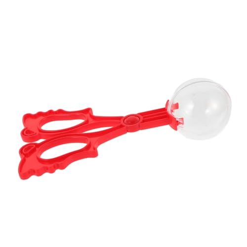 WHAMVOX Insektenfangzange Rot mit Rutschfestem Griff Leichtes Outdoor Feinmotorik Schmetterlings Spinnenfänger Vielseitiges Naturerkundungswerkzeug Ab Jahre von WHAMVOX