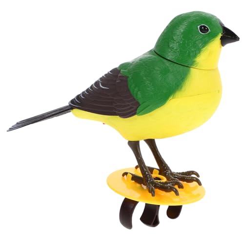 WHAMVOX Interaktives Vogelspielzeug Kunststoff Figur Singender Vogel mit Geräuschsteuerung Robustes Design zur Kognitiver Fähigkeiten und Manueller Geschicklichkeit für Zufällige Farbe WHAMVOX Interaktives Vogelspielzeug Kunststoff Figur Singender Vogel mit Geräuschsteuerung Robustes Design zur Kognitiver Fähigkeiten und Manueller Geschicklichkeit für Zufällige Farbe von WHAMVOX