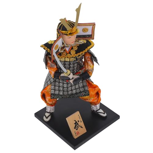 WHAMVOX Japanische Samurai Figur Dekorative Puppe Tischdekoration Japanisches Festival Deko Japanische Krieger Figur und Party Zubehör WHAMVOX Japanische Samurai Figur Dekorative Puppe Tischdekoration Japanisches Festival Deko Japanische Krieger Figur und Party Zubehör von WHAMVOX