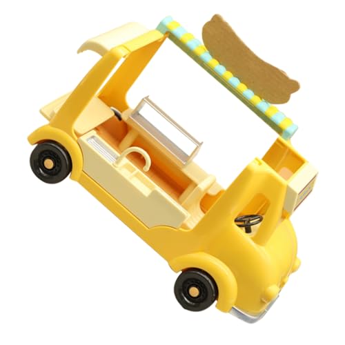 WHAMVOX Interessantes Mahlzeitenautomodell Tu So, Als Würdest Du Auto Spielen Hot-Dog-futterwagen-Spielzeug Lustiges Autospielzeug Food-Truck-Spielzeug Modelle Kind Mini Plastik von WHAMVOX