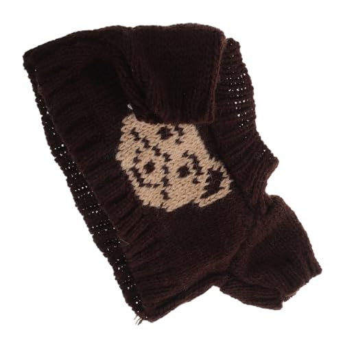 WHAMVOX Kuscheliger Strick bär Pullover Plüschspielzeug Ersatzkleidung für Puppen Born Kreatives Anziehen und Weihnachtsdeko Braun WHAMVOX Kuscheliger Strick bär Pullover Plüschspielzeug Ersatzkleidung für Puppen Born Kreatives Anziehen und Weihnachtsdeko Braun von WHAMVOX