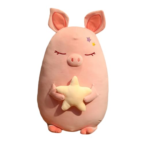 WHAMVOX Kuscheltier Piggy Kissen Aus Plüsch Cartoon Design Für Perfektes Für Partys Und Festliche Anlässe Gemütliches Wurfkissen von WHAMVOX