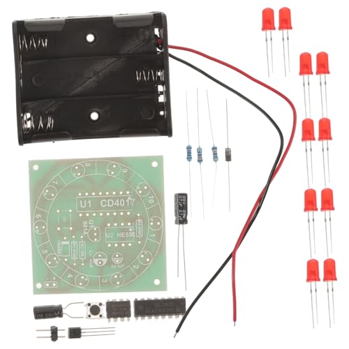 WHAMVOX LED DIY Experimentier Lucky Wheel Lampe Batteriebetriebenes Elektronik lernspielzeug für Fördert Praktische Fähigkeiten und Wissenschaftliche Entdeckungspaß von WHAMVOX