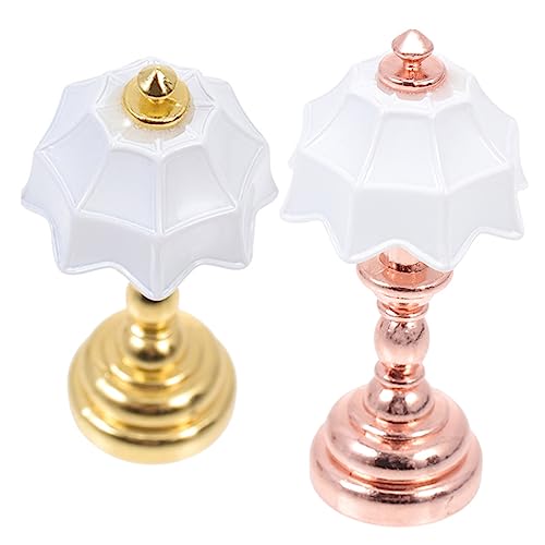 WHAMVOX LED-Tischlampe 2St Puppenstuben-Tischlampe Puppenstubenlampe Maßstab 1 12 Mini-Lampenverzierung Stehlampen Möbel Mini-Hausaccessoire Nachttischlampe Ornament Batterie Modell Ob11 WHAMVOX LED-Tischlampe 2St Puppenstuben-Tischlampe Puppenstubenlampe Maßstab 1 12 Mini-Lampenverzierung Stehlampen Möbel Mini-Hausaccessoire Nachttischlampe Ornament Batterie Modell Ob11 von WHAMVOX