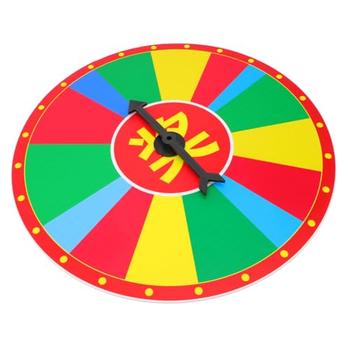 WHAMVOX Leichtes drehbares Spielrad Turntable Prop für Partyspiel Bildungszwecke Tragbar und Robust für Klassenzimmer und Veranstaltungen von WHAMVOX