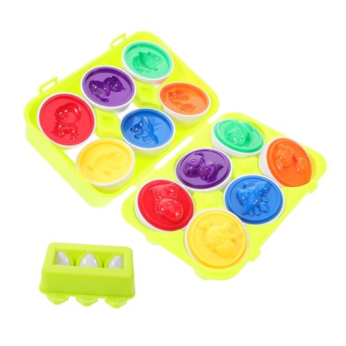 WHAMVOX Lernspielzeug für Kleinkinder Eier Form sortierer Motorikspielzeug Ab Jahr Sicherer Farb Formerkennung Kognitive Entwicklung Vorschule WHAMVOX Lernspielzeug für Kleinkinder Eier Form sortierer Motorikspielzeug Ab Jahr Sicherer Farb Formerkennung Kognitive Entwicklung Vorschule von WHAMVOX