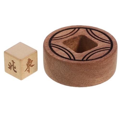 WHAMVOX Mahjong Würfel aus Rötlichem Holz Großes Spielwürfel Zubehör für Zuhause Party Familienspiele Handliche Spielwürfel mit Feiner Verarbeitung Multifunktionales Würfel Accessoire für WHAMVOX Mahjong Würfel aus Rötlichem Holz Großes Spielwürfel Zubehör für Zuhause Party Familienspiele Handliche Spielwürfel mit Feiner Verarbeitung Multifunktionales Würfel Accessoire für von WHAMVOX
