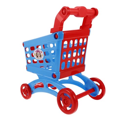 WHAMVOX Mini Einkaufswagen für Ab Jahre Realistischer Kunststoff Einkaufswagen mit Stauraum für Obst Leichter Kinderkarren für Rollenspiele Fördert Motorik und Kreativität von WHAMVOX