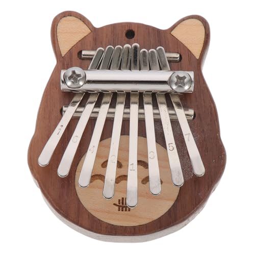 WHAMVOX Mini Kalimba Daumenklavier aus Hochwertigem Holz Kleines Finger Piano mit Klaren Hellen Klang Inklusive Praktischer Lanyard als Musikspielzeug für Anfänger und Musikliebhaber von WHAMVOX