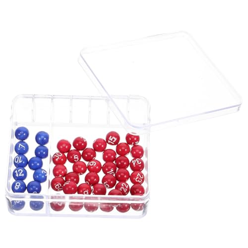 WHAMVOX Mini Maschine mit Zahlenpicker und Bunten Lotteriekugeln Manuelle Glückszahlenauswahl für Partyspiele Geeignet für Erwachsene und Familienunterhaltung von WHAMVOX