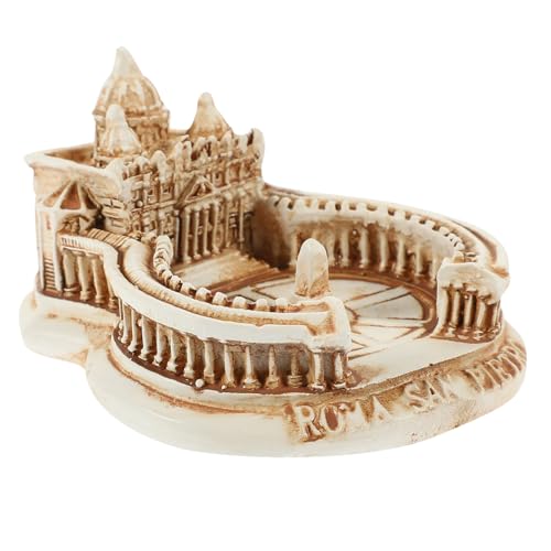 WHAMVOX Mini San Pietro Basilika Modell aus Resin Kompaktes Architektur dekor Detailreiche Miniatur für Wohn Bürodekoration Stilvolles Kunstharz hausmodell Vielseitiges Sammlerstück WHAMVOX Mini San Pietro Basilika Modell aus Resin Kompaktes Architektur dekor Detailreiche Miniatur für Wohn Bürodekoration Stilvolles Kunstharz hausmodell Vielseitiges Sammlerstück von WHAMVOX