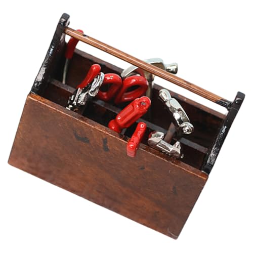 WHAMVOX Mini Werkzeugen Leichte Metallspielzeuge für Puppenhaus Dekoration Detailreiche Miniatur Zubehör Handfertigkeit bei Kindern von WHAMVOX