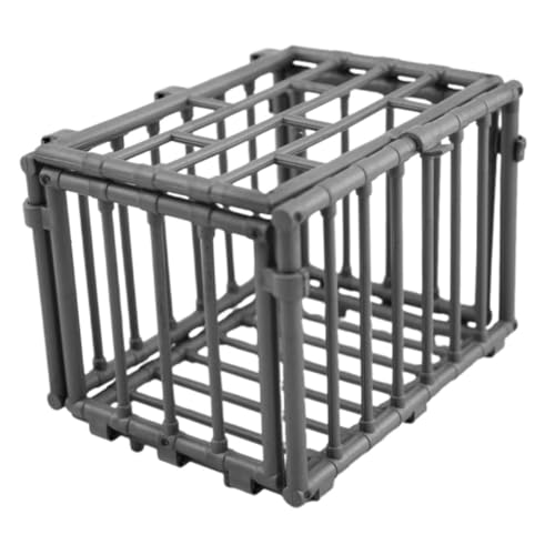 WHAMVOX Miniatur Bauernhof Käfig Modell Dekorativer Kleiner Kunststoffkäfig für Hamster und Kleintiere Kreatives Miniatur Hausornament Detailgetreue Farmzaun Spielzeugdekoration Sicher von WHAMVOX