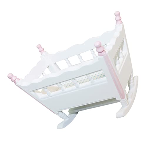 WHAMVOX Miniatur Puppenhaus öbel Set 迷你婴儿摇床 Für Puppen Puppenbett Im Modernen Stil Ideal Für Mini House Furniture Und Miniature Bedroom Furniture WHAMVOX Miniatur Puppenhaus öbel Set 迷你婴儿摇床 Für Puppen Puppenbett Im Modernen Stil Ideal Für Mini House Furniture Und Miniature Bedroom Furniture von WHAMVOX