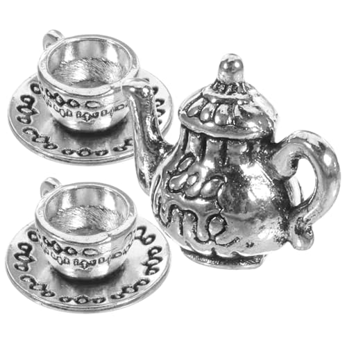 WHAMVOX Miniatur Teekanne aus Zinklegierung mit Teetasse Retro Puppenhaus Dekoration Handgefertigt Langlebig Kompakt für Sammler und Kleine Räume WHAMVOX Miniatur Teekanne aus Zinklegierung mit Teetasse Retro Puppenhaus Dekoration Handgefertigt Langlebig Kompakt für Sammler und Kleine Räume von WHAMVOX