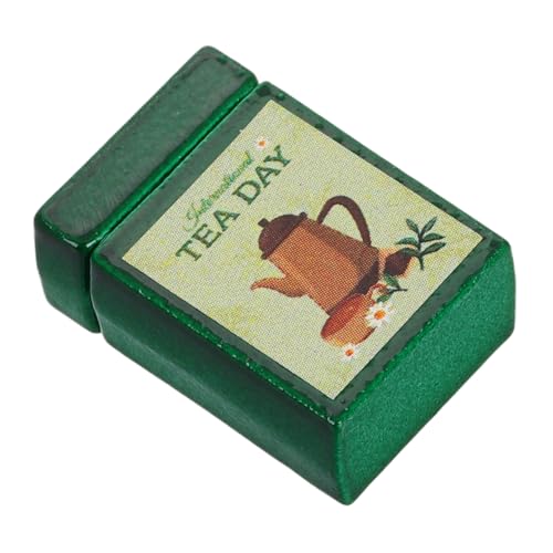 WHAMVOX Puppenhaus Miniatur Tee Glas Modell Deckel Für Decor Realistische Mini Lebensmittel Spielzeug Zubehör von WHAMVOX