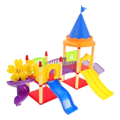 WHAMVOX Miniatur spielplatzmodell mit Kleinem Rutschenturm Detailreiche Puppenhaus spielzeugrutsche für Kinderzimmer Geeignet für Jungen und Mädchen Realistisches Miniaturhaus zubehör WHAMVOX Miniatur spielplatzmodell mit Kleinem Rutschenturm Detailreiche Puppenhaus spielzeugrutsche für Kinderzimmer Geeignet für Jungen und Mädchen Realistisches Miniaturhaus zubehör von WHAMVOX