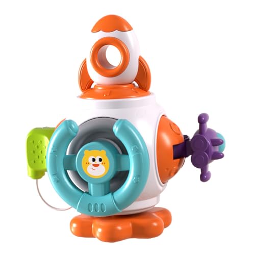 WHAMVOX Montessori Busy Board Handspielzeug mit Bunten Aktivitäten Feinmotorik und Konzentration als Reisespielzeug und Geschenk für Kleinkinder Ab Jahr von WHAMVOX