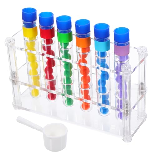 WHAMVOX Montessori Farbensortier Testrohren und Regenbogenperlen für Kleinkinder Lernspielzeug Feinmotorik Mathematischem Verständnis und Sensorischer Wahrnehmung Vielseitig Einsetzbar im WHAMVOX Montessori Farbensortier Testrohren und Regenbogenperlen für Kleinkinder Lernspielzeug Feinmotorik Mathematischem Verständnis und Sensorischer Wahrnehmung Vielseitig Einsetzbar im von WHAMVOX