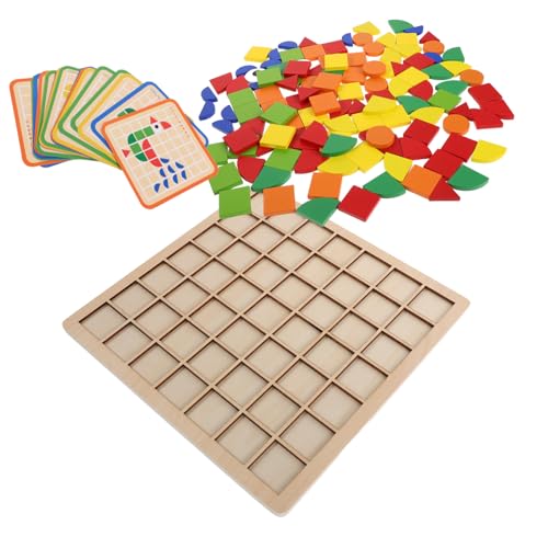 WHAMVOX Montessori Holzpuzzle Teiliges Geometrische Formen Musterblöcke aus Natürlichem Holz Pädagogisches Lernspielzeug für Kindergarten und Klassenzimmer Sensorische Feinmotorik WHAMVOX Montessori Holzpuzzle Teiliges Geometrische Formen Musterblöcke aus Natürlichem Holz Pädagogisches Lernspielzeug für Kindergarten und Klassenzimmer Sensorische Feinmotorik von WHAMVOX