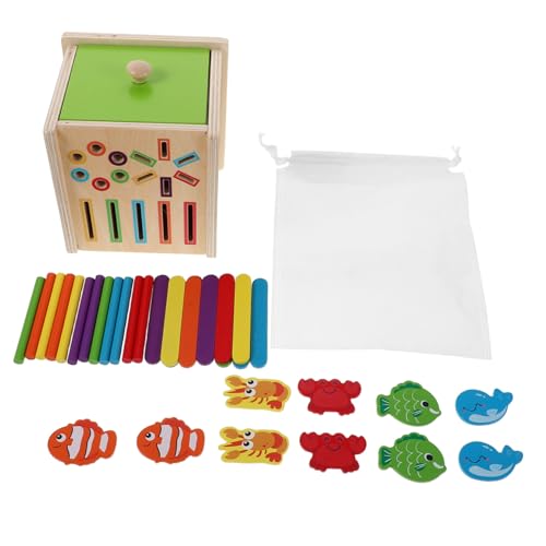 WHAMVOX Montessori Holzspielzeug Farb Formensortierer für Kleinkinder Ab Jahren Pädagogisches Lernspiel Hand-Auge-koordination Feinmotorik und Farberkennung WHAMVOX Montessori Holzspielzeug Farb Formensortierer für Kleinkinder Ab Jahren Pädagogisches Lernspiel Hand-Auge-koordination Feinmotorik und Farberkennung von WHAMVOX