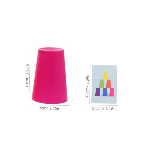 WHAMVOX Montessori inspirierte Stapelbecher für Kleinkinder Interaktives Stapelspielzeug Konzentration Kreativität und Kognitiver Entwicklung Lernspiel für Eltern Junge Mädchen von WHAMVOX