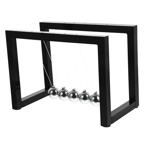 WHAMVOX Newton Balance-bälle Kinetisches Schreibtischspielzeug Wissenschaftsdekoration für Erwachsene Stressabbauendes Lehrmittel und Kreatives Home Office Ornament von WHAMVOX