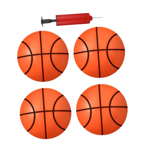 WHAMVOX PVC Basketballspielzeug Aufblasbare Kleine Kinderbälle mit Tragbarem Pumpenbehälter Bunte Leichte Kunststoff basketbälle für Drinnen und Draußen Zufällige Farbe Zufällige Farbe WHAMVOX PVC Basketballspielzeug Aufblasbare Kleine Kinderbälle mit Tragbarem Pumpenbehälter Bunte Leichte Kunststoff basketbälle für Drinnen und Draußen Zufällige Farbe Zufällige Farbe von WHAMVOX