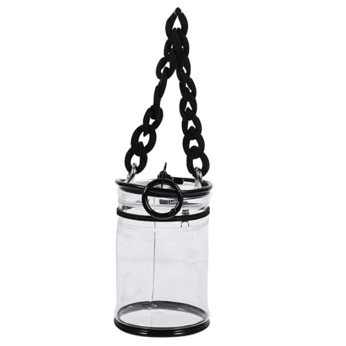 WHAMVOX PVC Transparente Puppentragetasche Wasserabweisend Robust und Vielseitig für Mini Puppen Puppenkleidung und Reisen Handlich und Staubgeschützt mit Praktischem Tragegriff für von WHAMVOX