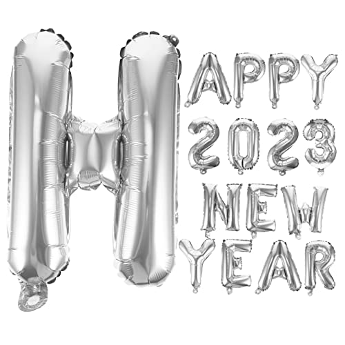 WHAMVOX Party Luftballons 1 Satz Neujahrsfeier Luftballons Frohes Neues Jahr Folienballons Party Requisiten Für Silvester Feierlichkeiten Dekorationen Für Neujahrsparty Heliumgeeignet Durchmesser von WHAMVOX