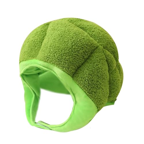 WHAMVOX Plüsch Brokkoli Kopfbedeckung Cartoon Kostüm Party Zubehör für Erwachsene und Weiches Vielseitiges Verkleidungshut Accessoire für Halloween Schulaufführungen und WHAMVOX Plüsch Brokkoli Kopfbedeckung Cartoon Kostüm Party Zubehör für Erwachsene und Weiches Vielseitiges Verkleidungshut Accessoire für Halloween Schulaufführungen und von WHAMVOX
