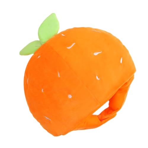WHAMVOX Plüsch Orangen Kopfbedeckung Verstellbar Komfortabel Für Karneval Geburtstag Cosplay Performance Fotorequisit Karnevalskostüm WHAMVOX Plüsch Orangen Kopfbedeckung Verstellbar Komfortabel Für Karneval Geburtstag Cosplay Performance Fotorequisit Karnevalskostüm von WHAMVOX