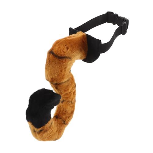 WHAMVOX Plüsch Tiger Kostüm Accessoire für Erwachsene Weicher Animal Tail Cosplay Prop mit Stabilem für Halloween und Tier Verkleidungspartys WHAMVOX Plüsch Tiger Kostüm Accessoire für Erwachsene Weicher Animal Tail Cosplay Prop mit Stabilem für Halloween und Tier Verkleidungspartys von WHAMVOX
