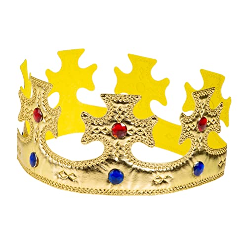 WHAMVOX Prinzessin Krone Haarreif für Goldene Krone mit Schmucksteinen für Geburtstagsfeiern Kostümpartys und Rollenspiele für Bühnenaufführungen und Tanzveranstaltungen WHAMVOX Prinzessin Krone Haarreif für Goldene Krone mit Schmucksteinen für Geburtstagsfeiern Kostümpartys und Rollenspiele für Bühnenaufführungen und Tanzveranstaltungen von WHAMVOX