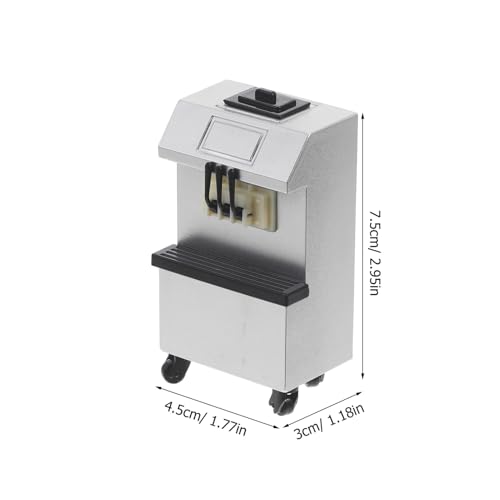 WHAMVOX Puppenhaus Mini Eismaschine Modell Miniatur Küchenzubehör Dekoration Mini Haus Ausstattung Zubehör von WHAMVOX