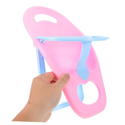 WHAMVOX Puppenhochstuhl Kleines Puppenzubehör Leichter Puppenstuhl Tragbar für Puppenhaus Babypuppe Zubehör WHAMVOX Puppenhochstuhl Kleines Puppenzubehör Leichter Puppenstuhl Tragbar für Puppenhaus Babypuppe Zubehör von WHAMVOX