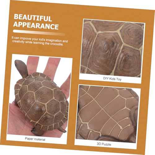 WHAMVOX Realistisches Schildkrötenmodell aus Kunststoff Lebensecht Gestaltetes Tiermodell Detailreiches für Pädagogisch Wertvoll Geschenk für Tierliebhaber WHAMVOX Realistisches Schildkrötenmodell aus Kunststoff Lebensecht Gestaltetes Tiermodell Detailreiches für Pädagogisch Wertvoll Geschenk für Tierliebhaber von WHAMVOX