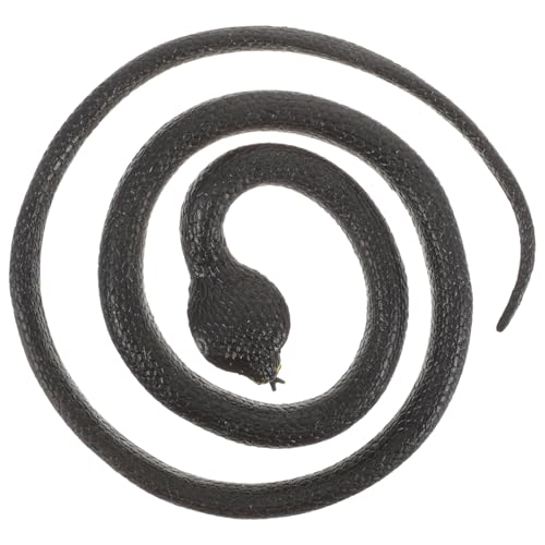 WHAMVOX Realistisches Schlangen deko Modell aus Weichem Material Sichere Gartenfigur für Party streiche Lernspielzeug und Natürliche Landschaftsdekoration von WHAMVOX