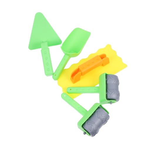 WHAMVOX Sandspielzeug mit Schaufel Dreiecksschaufel Glätter und Walzen Leichtes Langlebiges Strandsandspielzeug Set für Strand und Garten Fördert Motorische Fähigkeiten und Koordination WHAMVOX Sandspielzeug mit Schaufel Dreiecksschaufel Glätter und Walzen Leichtes Langlebiges Strandsandspielzeug Set für Strand und Garten Fördert Motorische Fähigkeiten und Koordination von WHAMVOX
