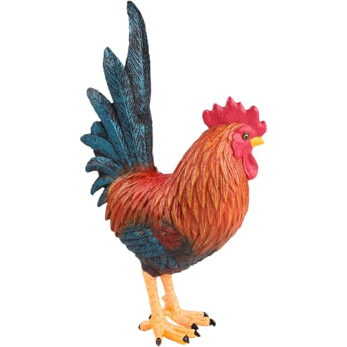 WHAMVOX Schwanzmodell simulierter Hahn Statuen Figuren Hahnmodell Hahnfiguren simulierte Hahnstatue Gartendekorationen lebensechtes Hahnendekor Hühnerfigur Hahn Tischdekoration Plastik WHAMVOX Schwanzmodell simulierter Hahn Statuen Figuren Hahnmodell Hahnfiguren simulierte Hahnstatue Gartendekorationen lebensechtes Hahnendekor Hühnerfigur Hahn Tischdekoration Plastik von WHAMVOX